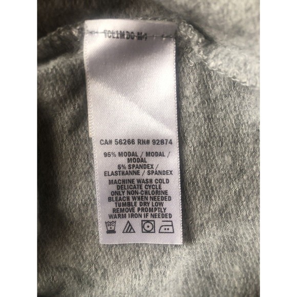 Splendid Sweatshirt Sweater Mini Dress Size Medium Heather Gray - Picture 9 of 11